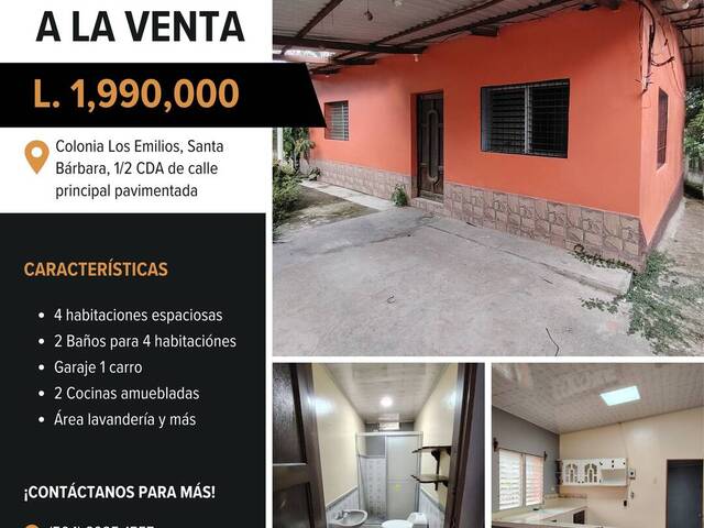 #C2 - Casa para Venta en Santa Bárbara - Santa Bárbara